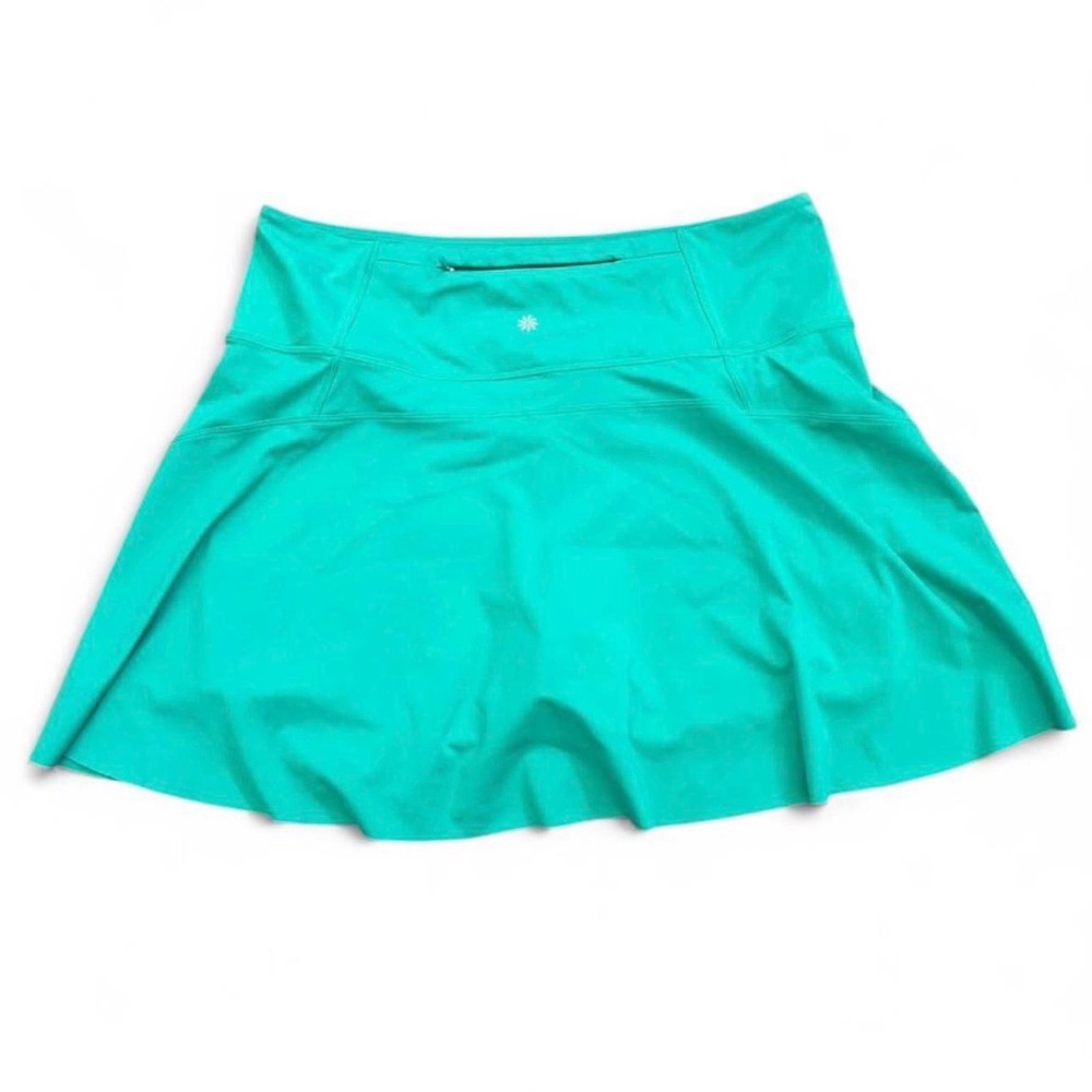 Athleta Ace Tennis Skort Women's Teal Size L - Picture 2 of 5